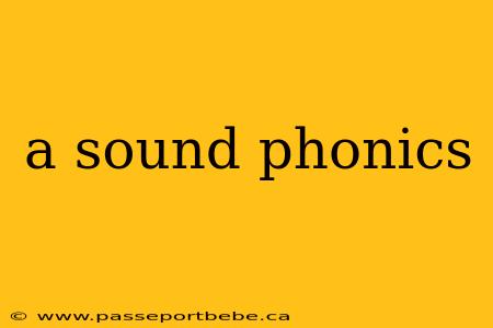 a sound phonics