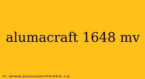 alumacraft 1648 mv