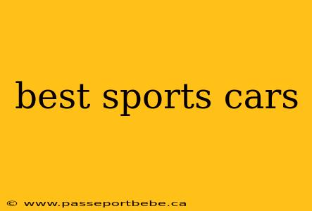 best sports cars