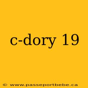 c-dory 19