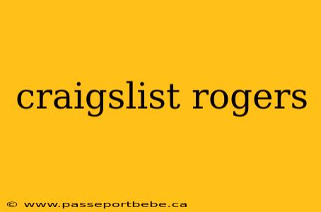 craigslist rogers