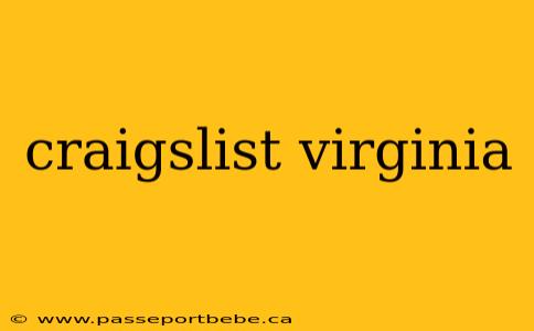 craigslist virginia