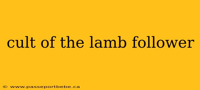 cult of the lamb follower