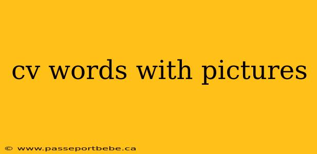 cv words with pictures