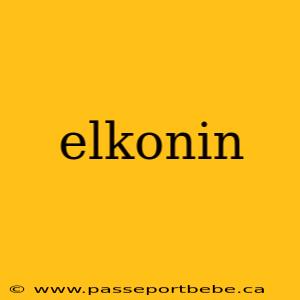 elkonin