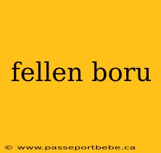 fellen boru