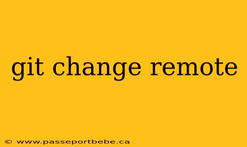 git change remote