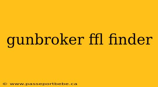 gunbroker ffl finder