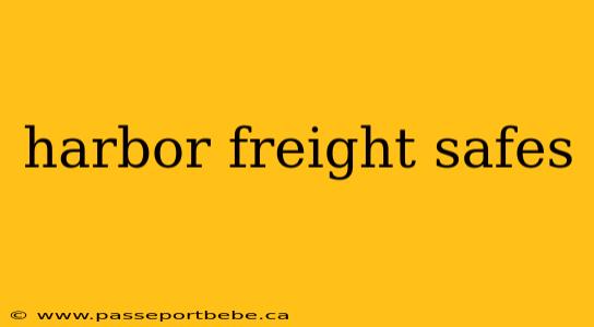 harbor freight safes
