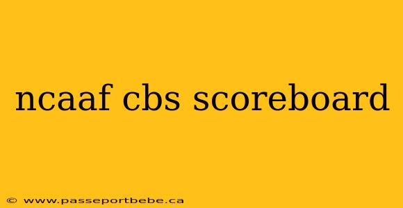 ncaaf cbs scoreboard