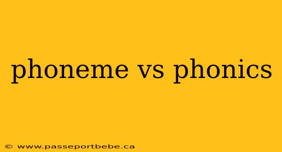 phoneme vs phonics