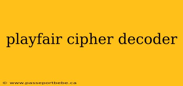playfair cipher decoder