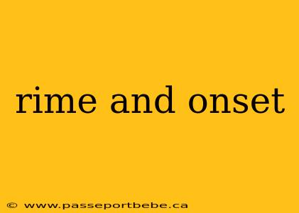 rime and onset