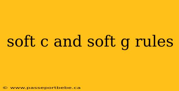 soft c and soft g rules