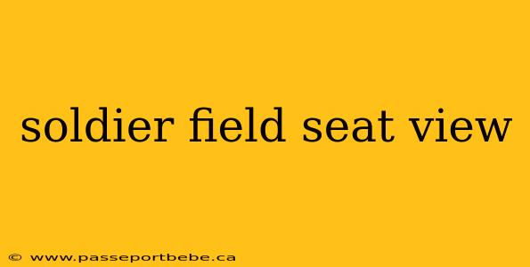 soldier field seat view