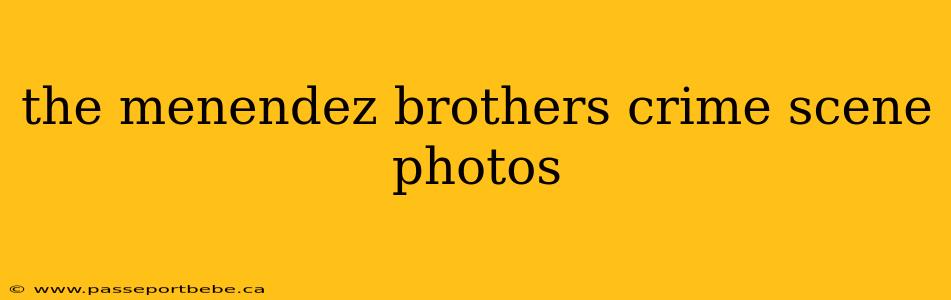 the menendez brothers crime scene photos