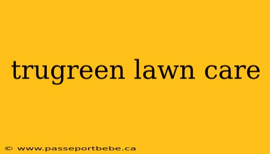 trugreen lawn care