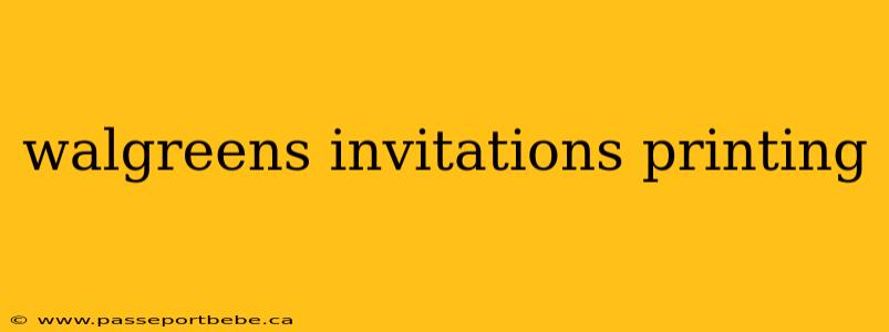 walgreens invitations printing