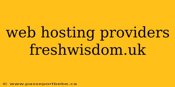 web hosting providers freshwisdom.uk